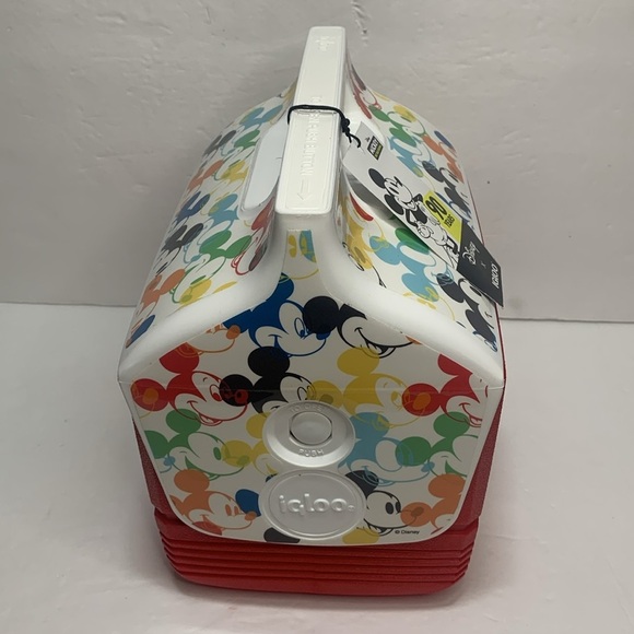 Disney Mickey 90 Year Anniversary 4 Qt Cooler Igloo Playmate Limited Edition New - Picture 4 of 7